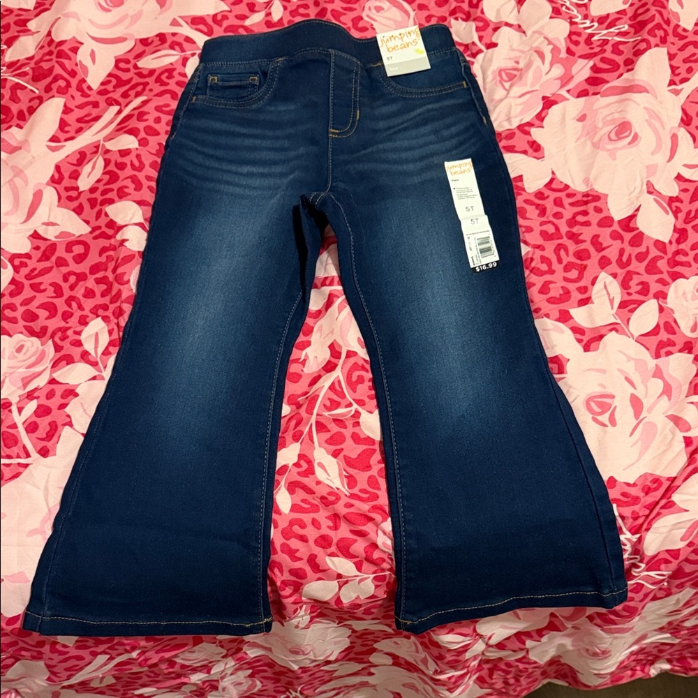Girls Jumping beans flared jegging pants